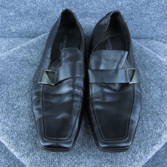 Kenneth Cole IIle Men Loafer Shoes‎ Black Leather Slip On Size 11.5 Medium - Picture 3 of 10